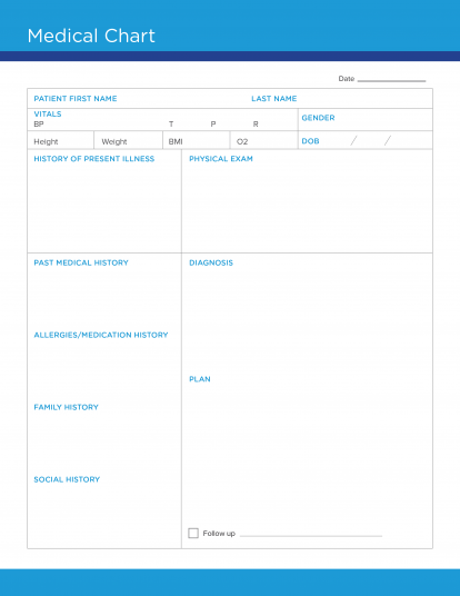 Free Medical Chart Template Carecloud Continuum 