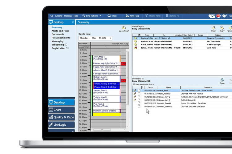 Centricity EHR Screen