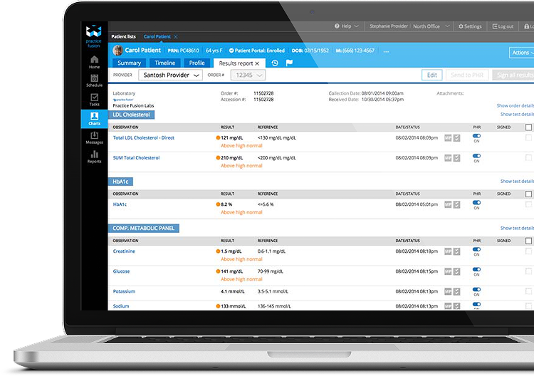 Practice-Fusion-EHR-Dashboard