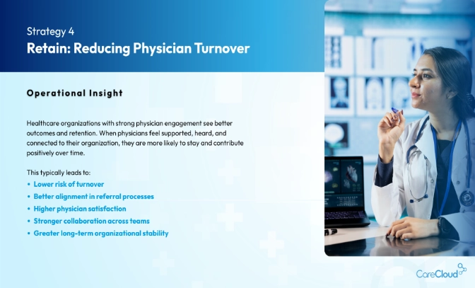 Reduce Physician Turnover for Retain