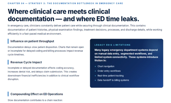 clinical documentation in emergency care