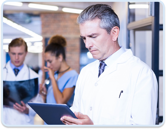 Healthcare compliance dashboard review